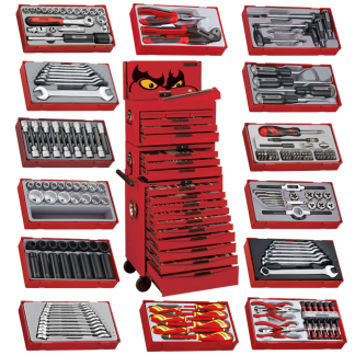 🔥Big Sale🎄- Teng Tools 1001 Piece Mega Master Hybrid Hand Tool Set-TCMM1001N