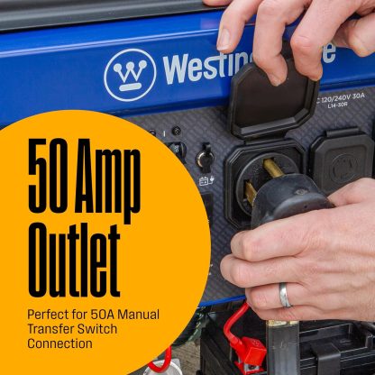 Westinghouse 12500 Watt Dual Fuel Home Backup Portable Generator - Image 4