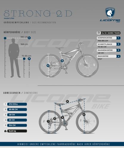 Licorne Bike Strong 2D Premium Mountain Bike - Image 6