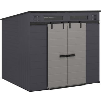 Suncast Modernist 8’x7’ Dual Barn Door Storage Shed