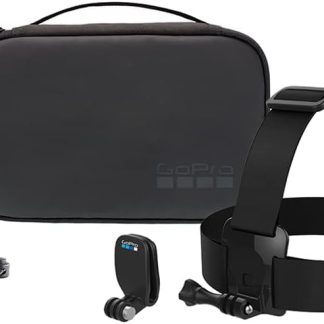 Go Pro Adventure Kit Includes The Handler (Floating Hand Grip), Head Strap + QuickClip, and Compact Case - Official GoPro Accessory (AKTES-002)