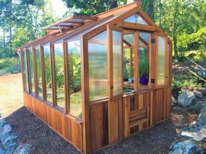 Western Red Cedar 8'x 12' Meridian Greenhouse - Image 5