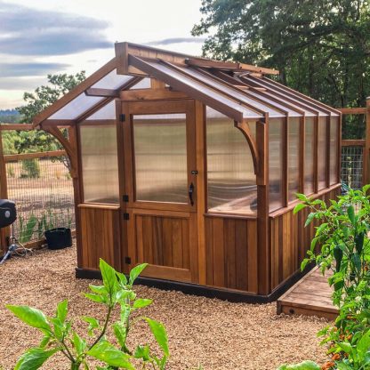 Western Red Cedar 8'x 12' Meridian Greenhouse - Image 2
