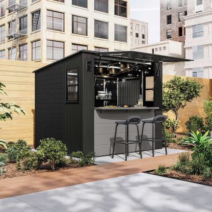 Suncast 8’x7’ Cabana Entertainment Shed - Image 6