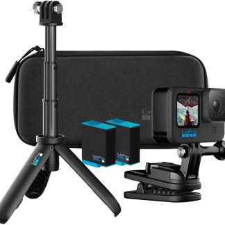 GoPro HERO10 Black - Waterproof Action Camera with Front LCD and Touch Rear Screens, 5.3K60 Ultra HD Video, 23MP Photos, 1080p Live Streaming, Webcam, Stabilization