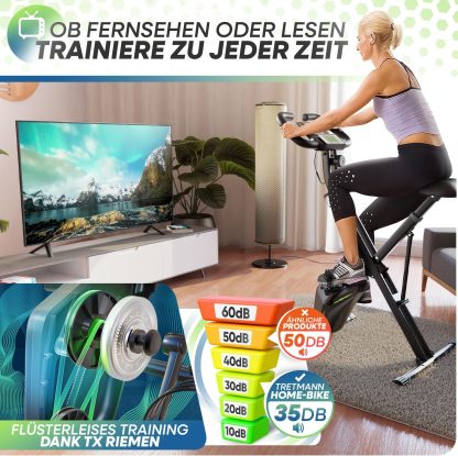 Tretmann Home Trainer Bicycle Folding Set Extra Comfortable - Image 3