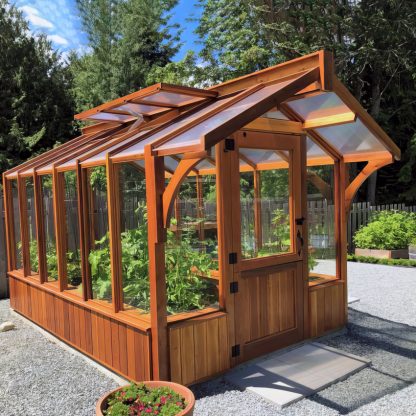 Western Red Cedar 8'x 12' Meridian Greenhouse - Image 7