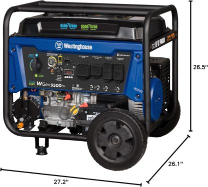 Westinghouse 12500 Watt Dual Fuel Home Backup Portable Generator - Image 12