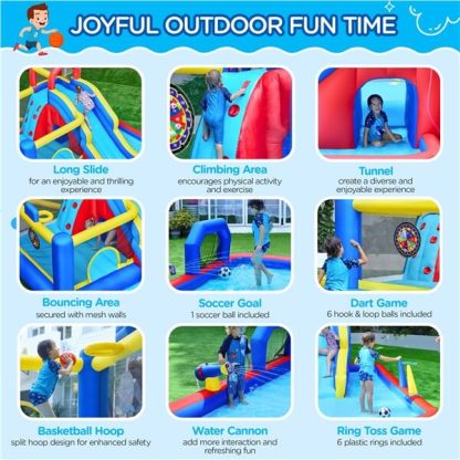 Yaheetech Outdoor Inflatable Water Slide - Image 4