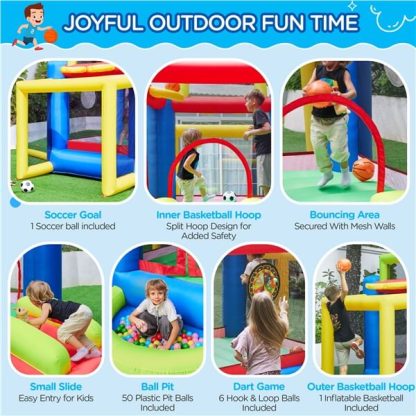 Yaheetech Inflatable Bouncers - Image 5