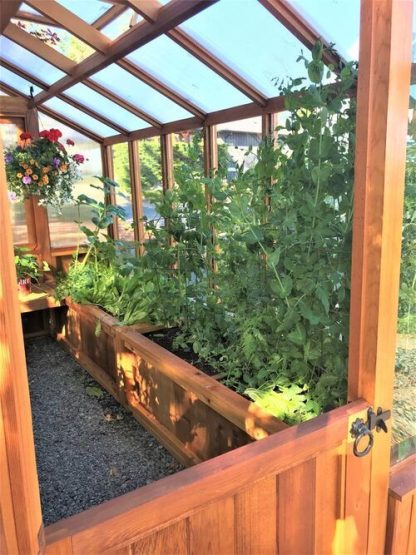 Western Red Cedar 8'x 12' Meridian Greenhouse - Image 6