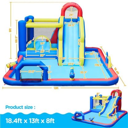 Yaheetech Outdoor Inflatable Water Slide - Image 3